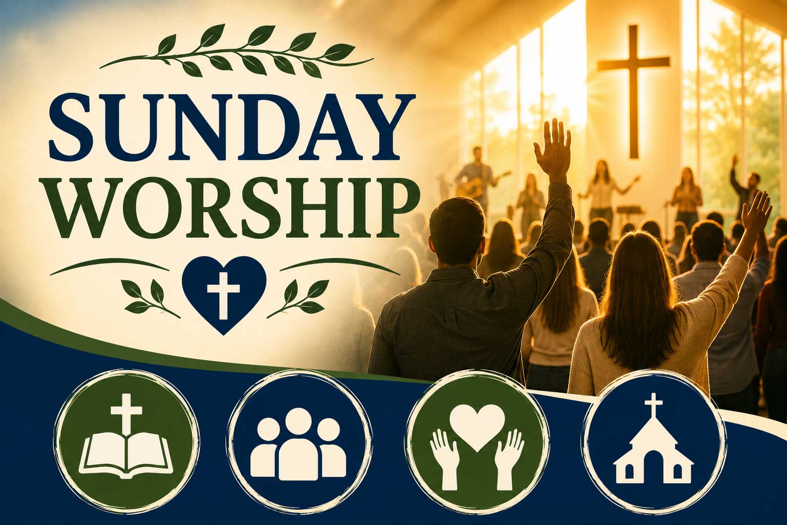 Sunday Worship at Branch's Baptist Church