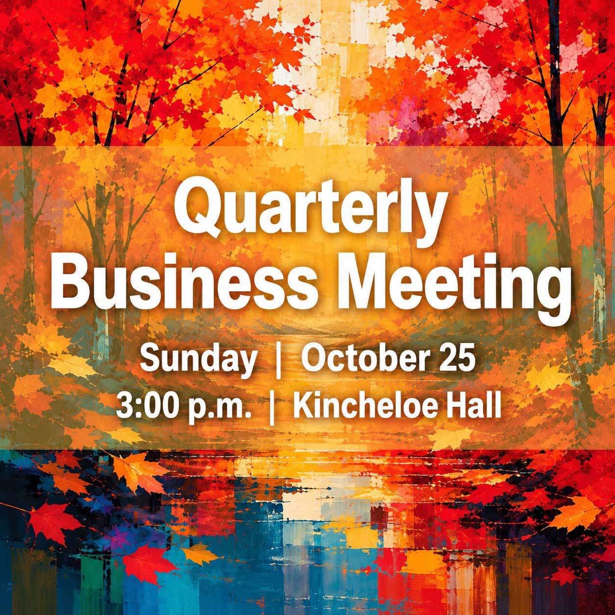 Quarterly Business Meeting